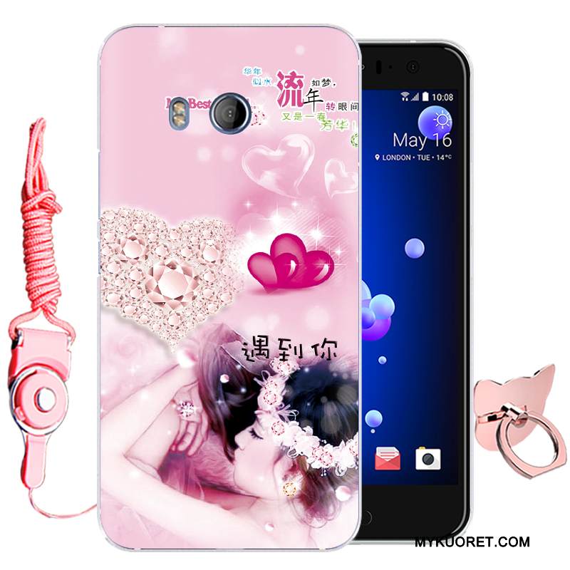 Kuori Htc U11 Suojaus Murtumaton Puhelimen Kuoret, Kotelo Htc U11 Pehmeä Neste Vihreä