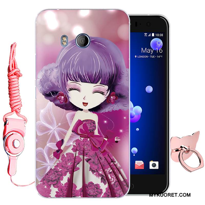 Kuori Htc U11 Suojaus Murtumaton Puhelimen Kuoret, Kotelo Htc U11 Pehmeä Neste Vihreä