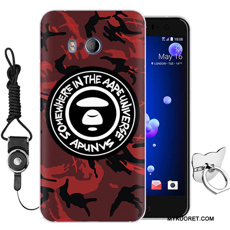 Kuori Htc U11 Suojaus Murtumaton Puhelimen Kuoret, Kotelo Htc U11 Pehmeä Neste Vihreä