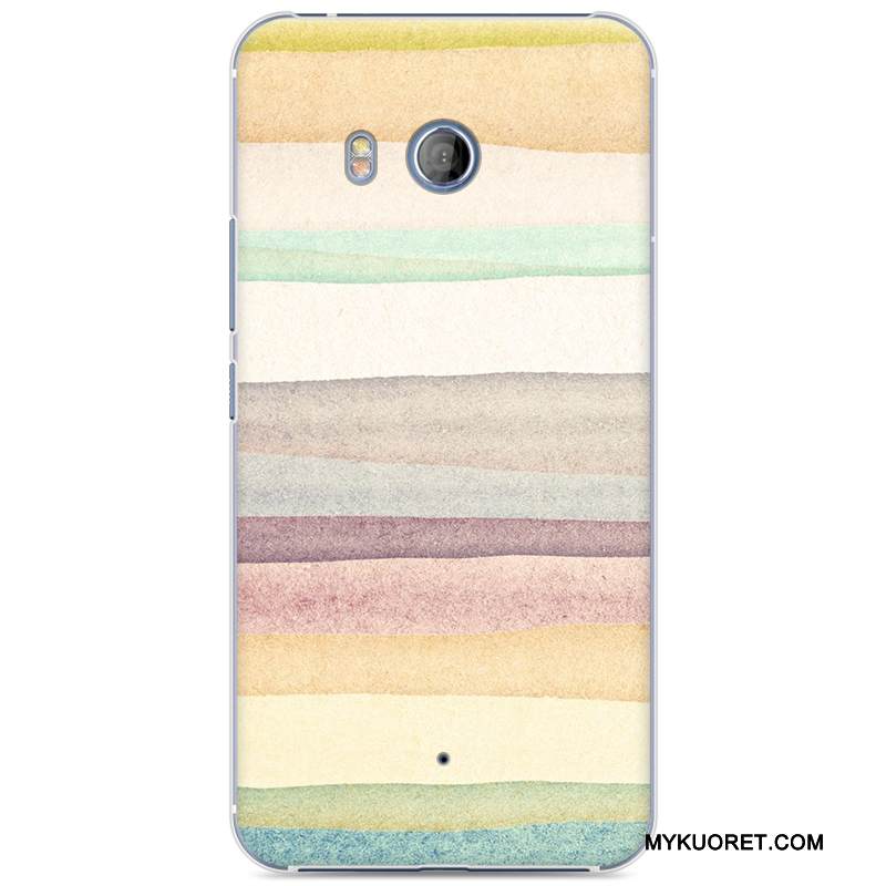 Kuori Htc U11 Suojaus Puhelimen Kuoret Kova, Kotelo Htc U11 Maalaus Trendi Yksinkertainen
