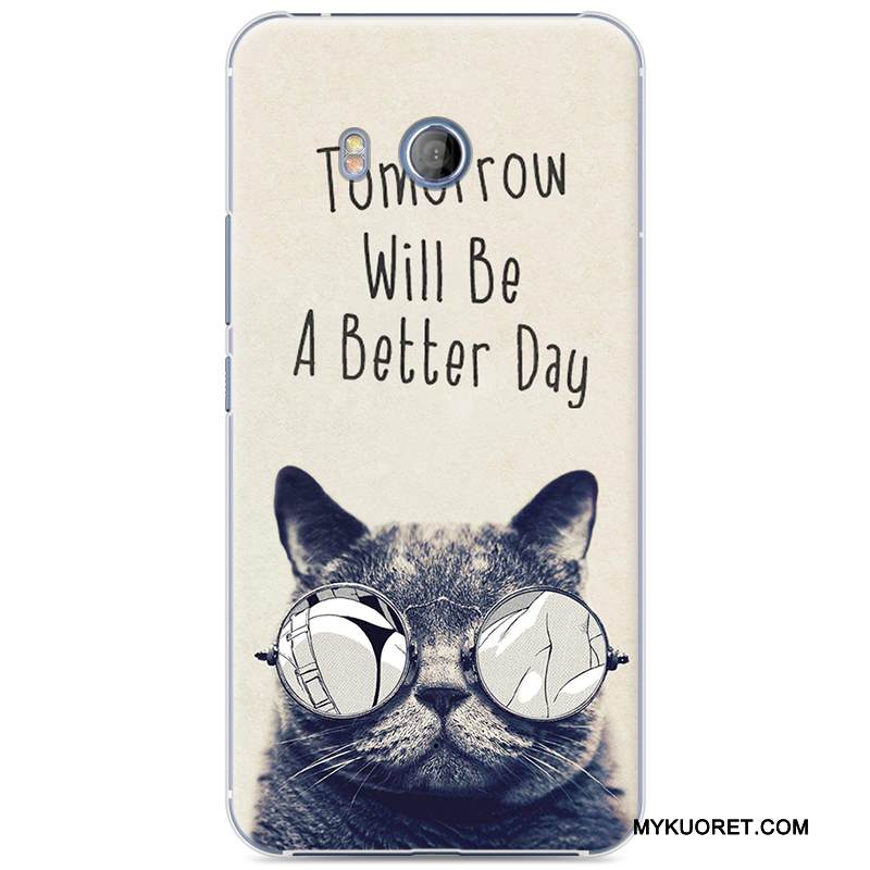 Kuori Htc U11 Suojaus Puhelimen Kuoret Kova, Kotelo Htc U11 Maalaus Trendi Yksinkertainen