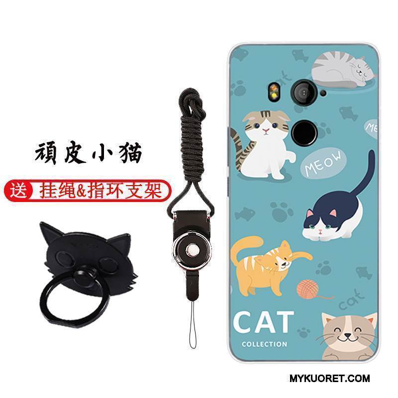 Kuori Htc U11+ Suojaus Puhelimen Kuoret Persoonallisuus, Kotelo Htc U11+ Laukut Vaaleansininen Yksinkertainen