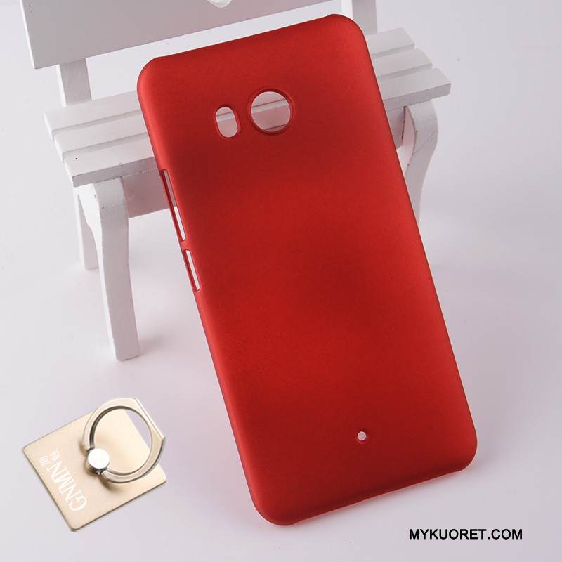 Kuori Htc U11 Suojaus Sininen Kova, Kotelo Htc U11 Pesty Suede Puhelimen Kuoret