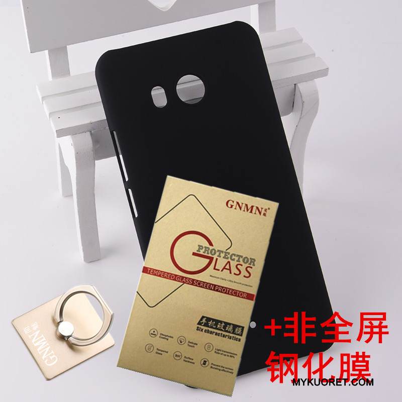 Kuori Htc U11 Suojaus Sininen Kova, Kotelo Htc U11 Pesty Suede Puhelimen Kuoret