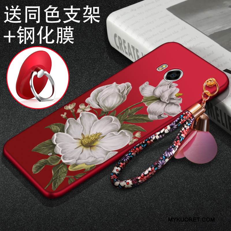 Kuori Htc U11 Suojaus Trendi Punainen, Kotelo Htc U11 Laukut Puhelimen Kuoret Murtumaton