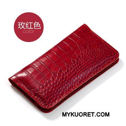 Kuori Htc U11+ Ylellisyys Puhelimen Kuoret L, Kotelo Htc U11+ Laukut Liiketoiminta Punainen