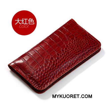 Kuori Htc U11+ Ylellisyys Puhelimen Kuoret L, Kotelo Htc U11+ Laukut Liiketoiminta Punainen