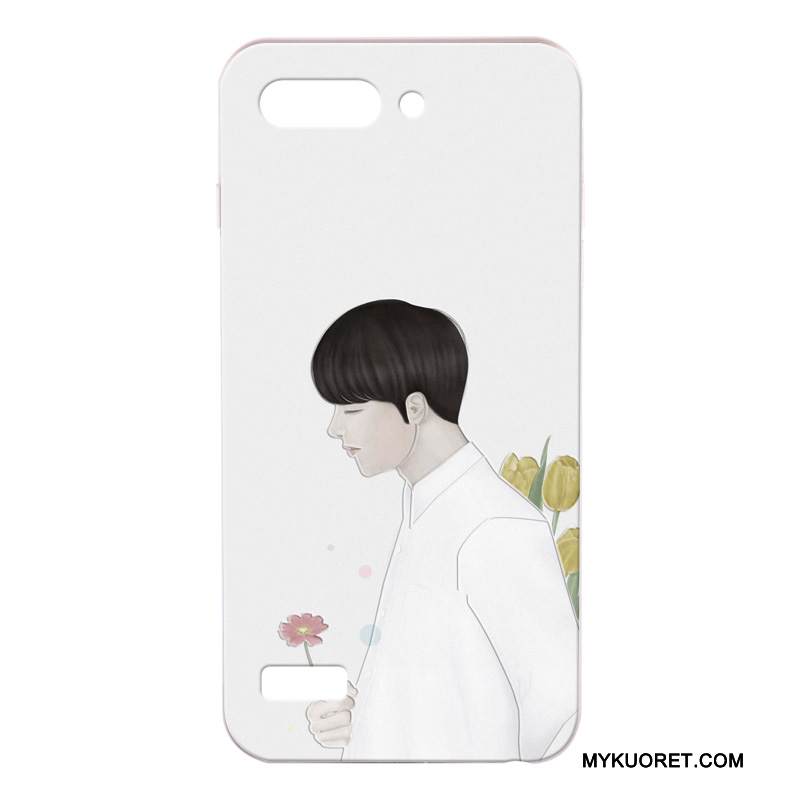 Kuori Huawei Ascend G6 Kohokuviointi Puhelimen Kuoret Harmaa, Kotelo Huawei Ascend G6 Suojaus Trendi Kova