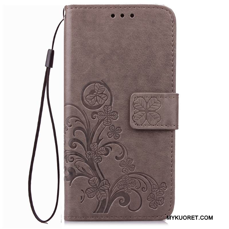 Kuori Huawei Ascend G6 Kuoret Puhelimen Kuoret Trendi, Kotelo Huawei Ascend G6 Nahka Murtumaton Punainen