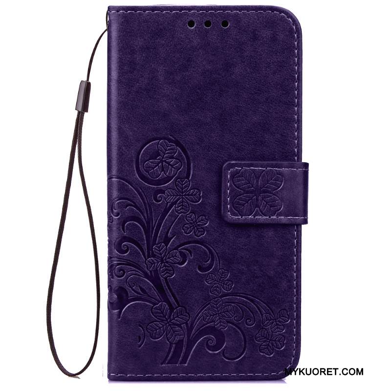 Kuori Huawei Ascend G6 Kuoret Puhelimen Kuoret Trendi, Kotelo Huawei Ascend G6 Nahka Murtumaton Punainen