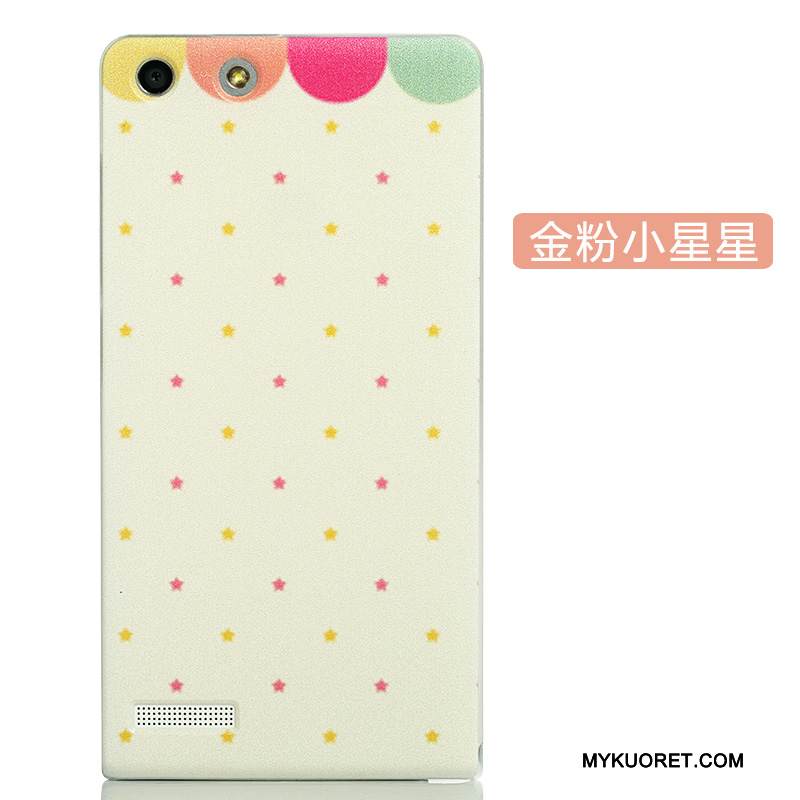 Kuori Huawei Ascend G6 Luova Puhelimen Kuoret Kova, Kotelo Huawei Ascend G6 Sarjakuva Takakansi Jauhe