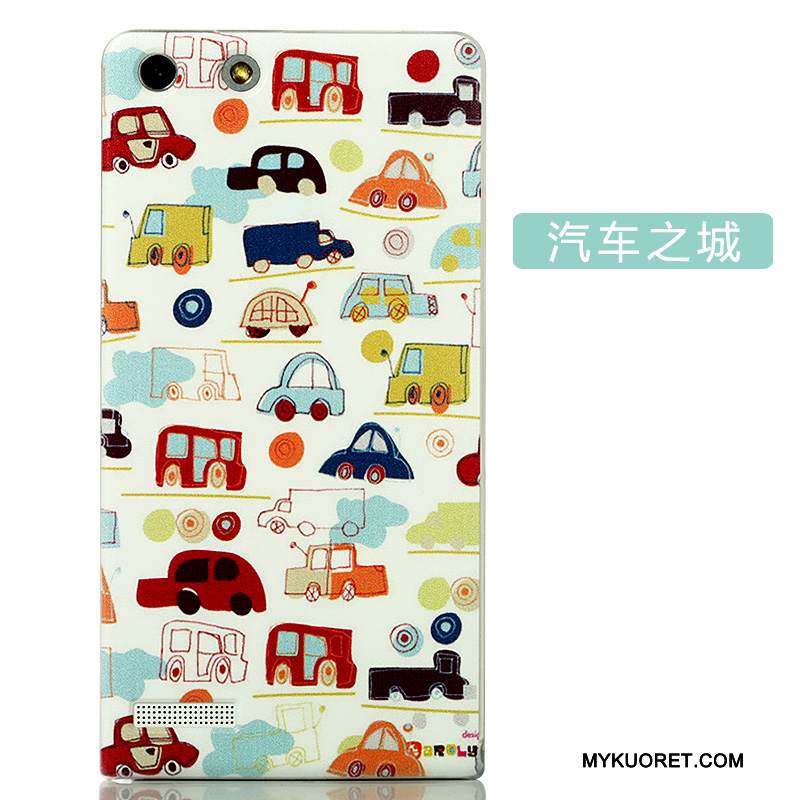 Kuori Huawei Ascend G6 Luova Puhelimen Kuoret Kova, Kotelo Huawei Ascend G6 Sarjakuva Takakansi Jauhe