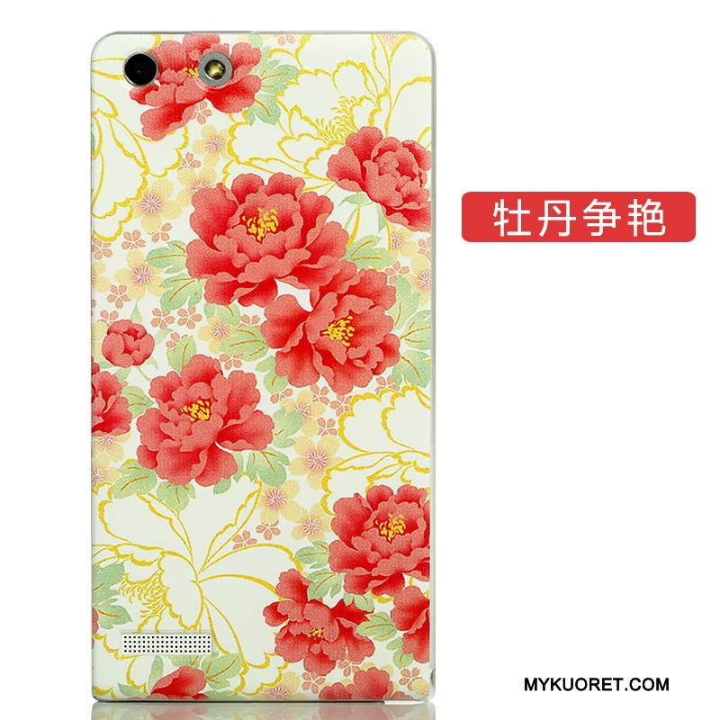 Kuori Huawei Ascend G6 Luova Puhelimen Kuoret Kova, Kotelo Huawei Ascend G6 Sarjakuva Takakansi Jauhe