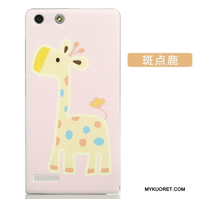 Kuori Huawei Ascend G6 Luova Puhelimen Kuoret Kova, Kotelo Huawei Ascend G6 Sarjakuva Takakansi Jauhe