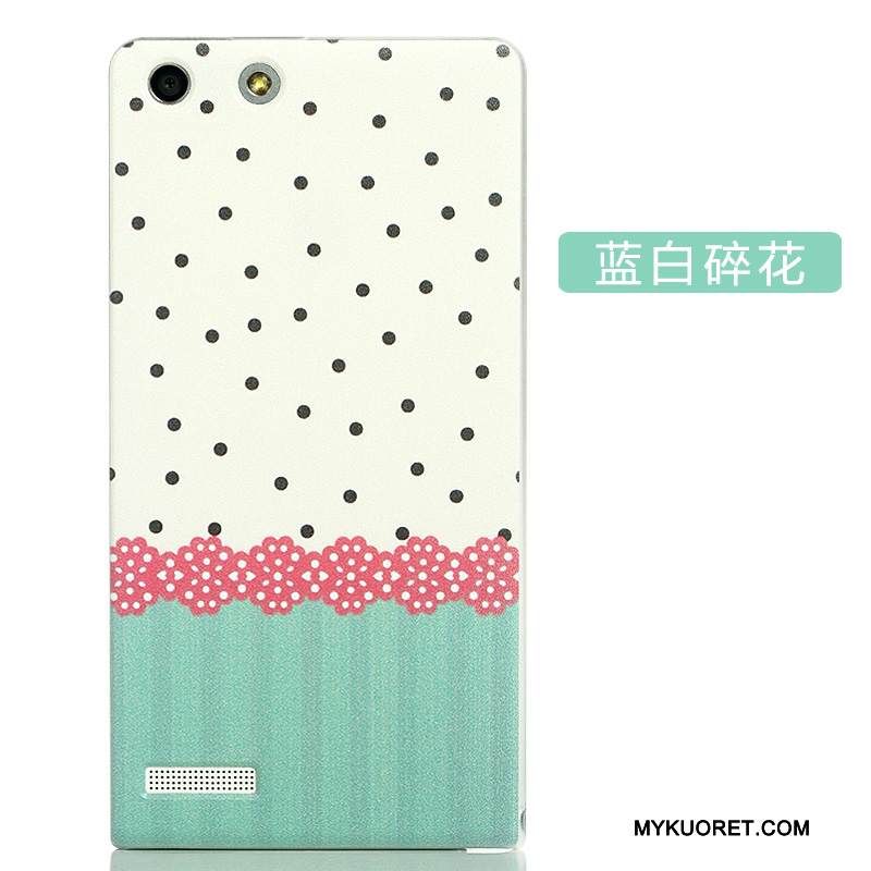 Kuori Huawei Ascend G6 Luova Puhelimen Kuoret Kova, Kotelo Huawei Ascend G6 Sarjakuva Takakansi Jauhe