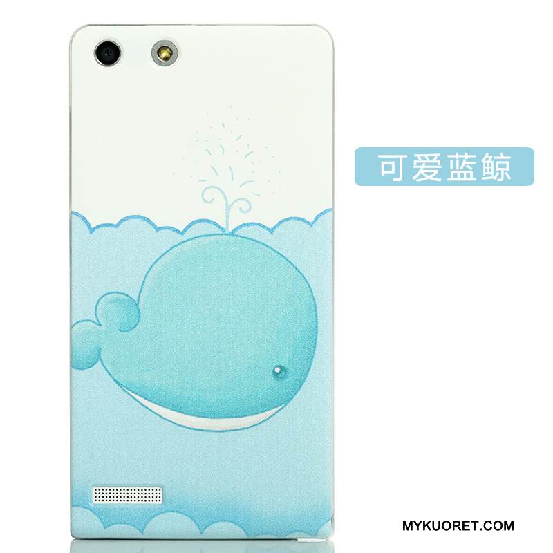 Kuori Huawei Ascend G6 Luova Puhelimen Kuoret Kova, Kotelo Huawei Ascend G6 Sarjakuva Takakansi Jauhe