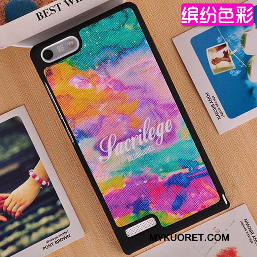 Kuori Huawei Ascend G6 Monivärinen Ohut Ultra, Kotelo Huawei Ascend G6 Suojaus Takakansi Puhelimen Kuoret