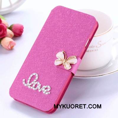 Kuori Huawei Ascend G6 Nahka Kulta Puhelimen Kuoret, Kotelo Huawei Ascend G6 Suojaus