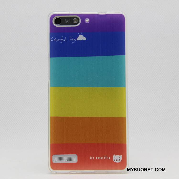 Kuori Huawei Ascend G6 Silikoni Puhelimen Kuoret, Kotelo Huawei Ascend G6 Pehmeä Neste