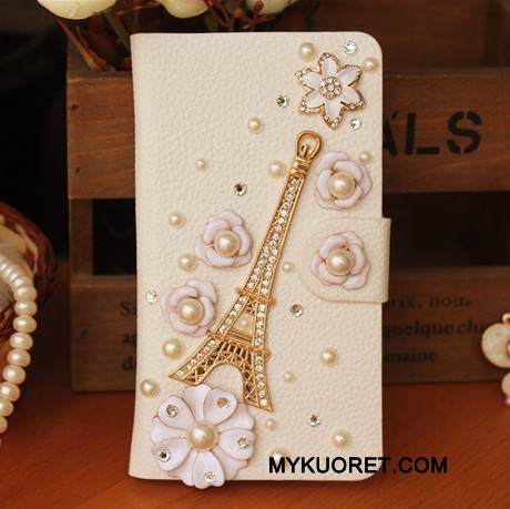 Kuori Huawei Ascend G6 Suojaus Kulta Puhelimen Kuoret, Kotelo Huawei Ascend G6 Nahka