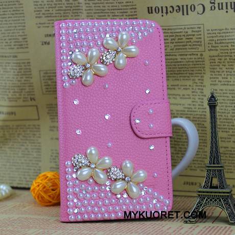 Kuori Huawei Ascend G6 Suojaus Kulta Puhelimen Kuoret, Kotelo Huawei Ascend G6 Nahka