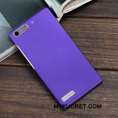Kuori Huawei Ascend G6 Suojaus Syvä Väri Kova, Kotelo Huawei Ascend G6 Pesty Suede Puhelimen Kuoret