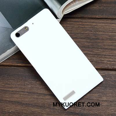 Kuori Huawei Ascend G6 Suojaus Syvä Väri Kova, Kotelo Huawei Ascend G6 Pesty Suede Puhelimen Kuoret