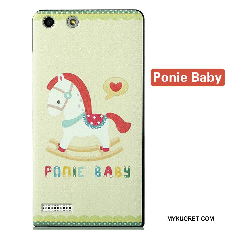 Kuori Huawei Ascend G6 Suojaus Takakansi Pesty Suede, Kotelo Huawei Ascend G6 Monivärinen Kova Puhelimen Kuoret