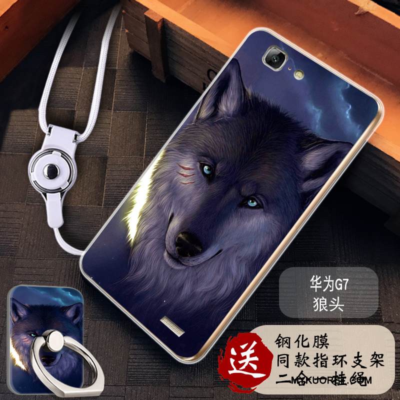 Kuori Huawei Ascend G7 Laukut Puhelimen Kuoret Jauhe, Kotelo Huawei Ascend G7 Silikoni Murtumaton