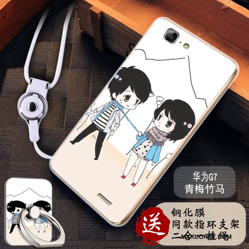 Kuori Huawei Ascend G7 Laukut Puhelimen Kuoret Jauhe, Kotelo Huawei Ascend G7 Silikoni Murtumaton