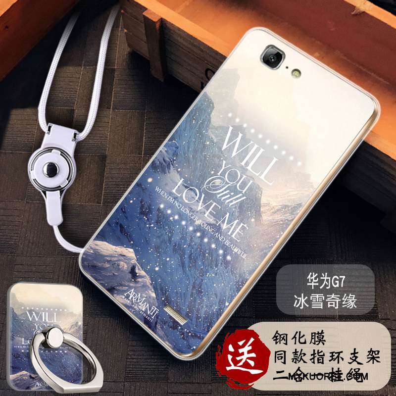 Kuori Huawei Ascend G7 Laukut Puhelimen Kuoret Jauhe, Kotelo Huawei Ascend G7 Silikoni Murtumaton