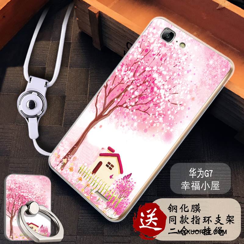 Kuori Huawei Ascend G7 Laukut Puhelimen Kuoret Jauhe, Kotelo Huawei Ascend G7 Silikoni Murtumaton