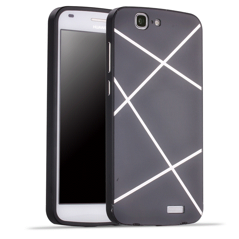 Kuori Huawei Ascend G7 Laukut Vaaleansininen Puhelimen Kuoret, Kotelo Huawei Ascend G7 Metalli