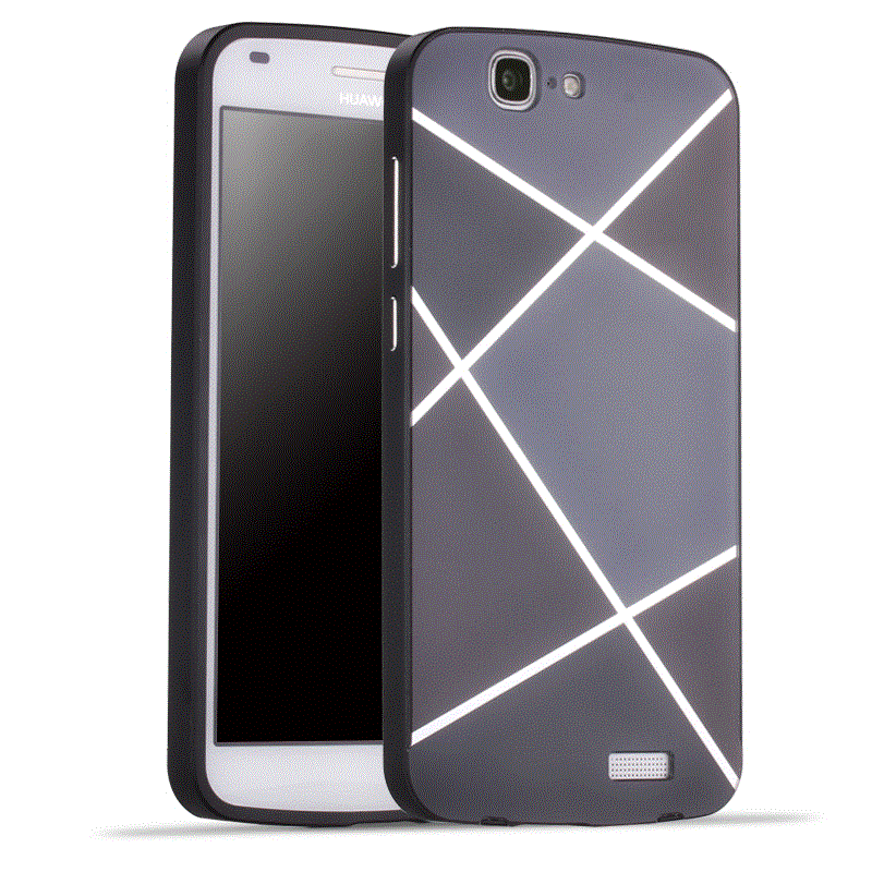 Kuori Huawei Ascend G7 Laukut Vaaleansininen Puhelimen Kuoret, Kotelo Huawei Ascend G7 Metalli