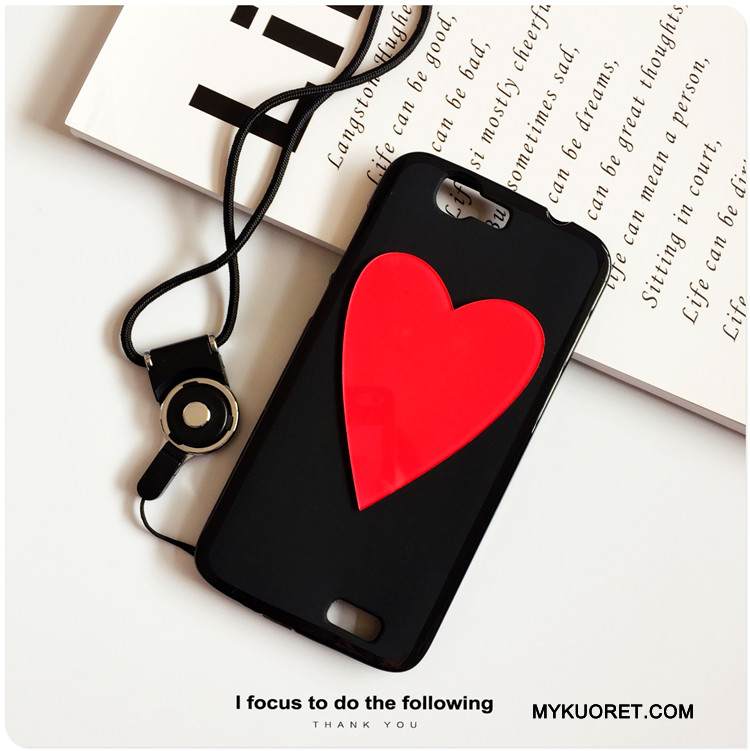 Kuori Huawei Ascend G7 Luova Puhelimen Kuoret Ripustettavat Koristeet, Kotelo Huawei Ascend G7 Silikoni Jauhe