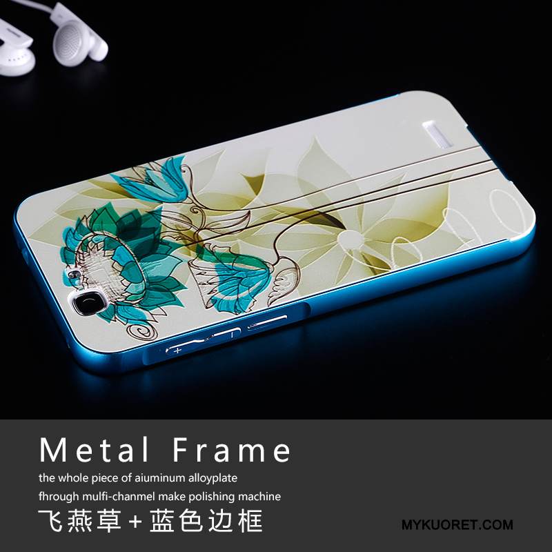 Kuori Huawei Ascend G7 Metalli Jauhe Puhelimen Kuoret, Kotelo Huawei Ascend G7 Kehys