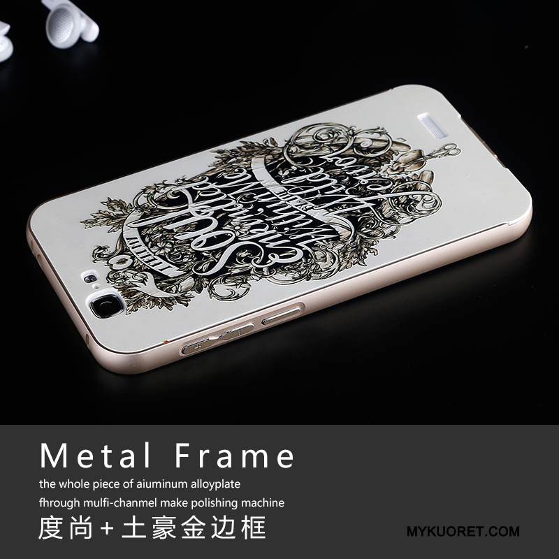Kuori Huawei Ascend G7 Metalli Jauhe Puhelimen Kuoret, Kotelo Huawei Ascend G7 Kehys