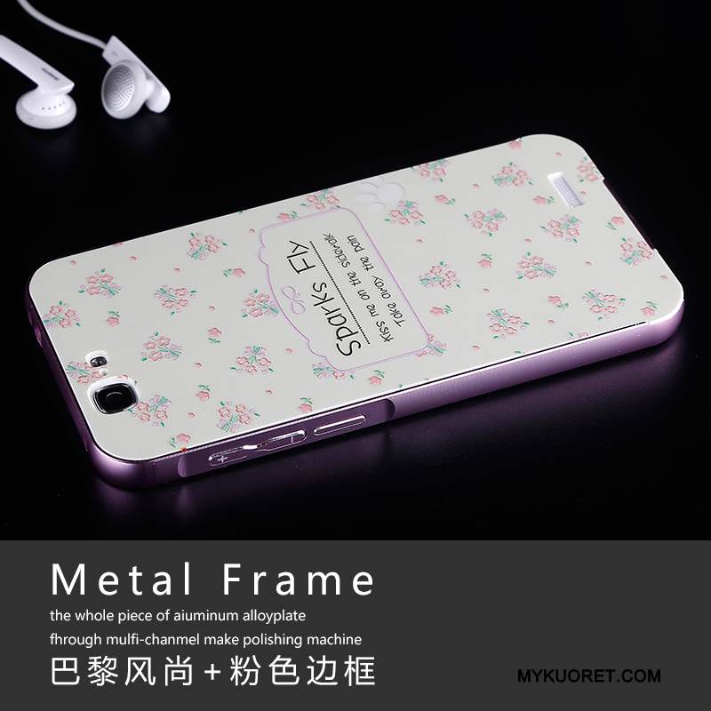 Kuori Huawei Ascend G7 Metalli Jauhe Puhelimen Kuoret, Kotelo Huawei Ascend G7 Kehys