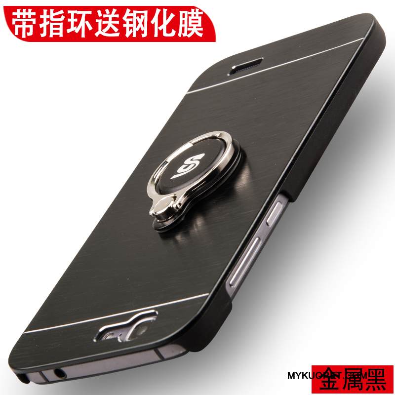 Kuori Huawei Ascend G7 Metalli Kova Murtumaton, Kotelo Huawei Ascend G7 Suojaus Pesty Suede Kulta