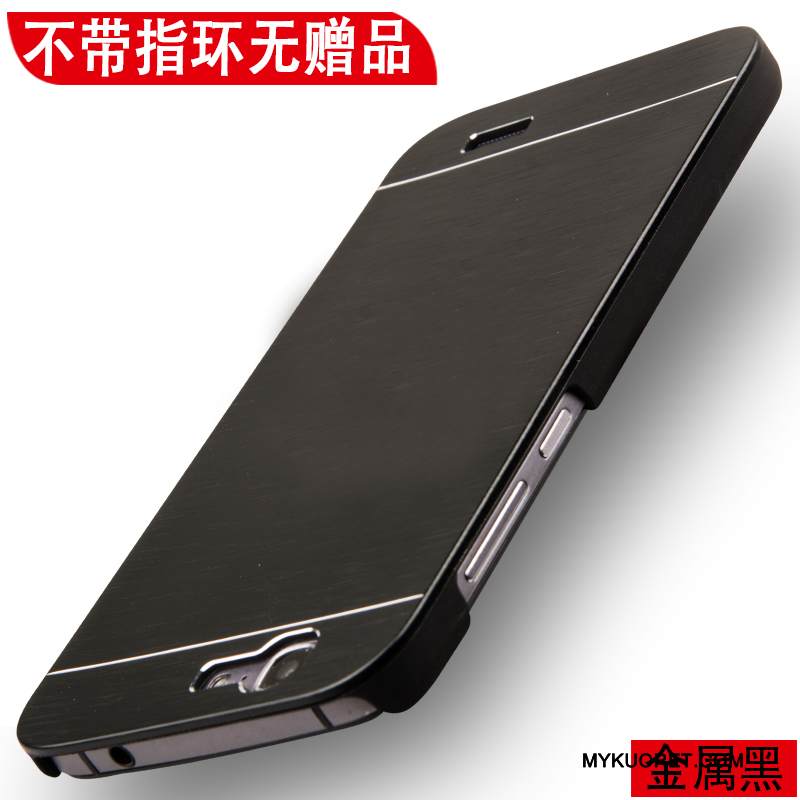 Kuori Huawei Ascend G7 Metalli Kova Murtumaton, Kotelo Huawei Ascend G7 Suojaus Pesty Suede Kulta