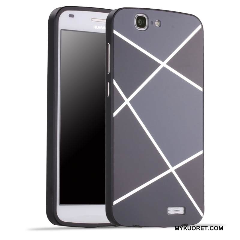 Kuori Huawei Ascend G7 Metalli Kova Puhelimen Kuoret, Kotelo Huawei Ascend G7 Suojaus Takakansi Hopea