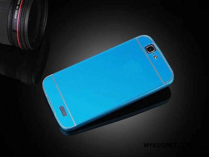 Kuori Huawei Ascend G7 Metalli Puhelimen Kuoret Kulta, Kotelo Huawei Ascend G7 Kehys