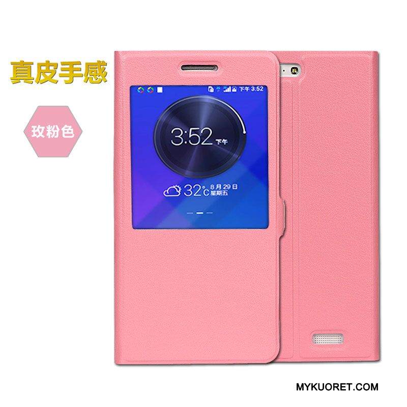 Kuori Huawei Ascend G7 Nahka Murtumaton Musta, Kotelo Huawei Ascend G7 Kuoret Kulta Puhelimen Kuoret