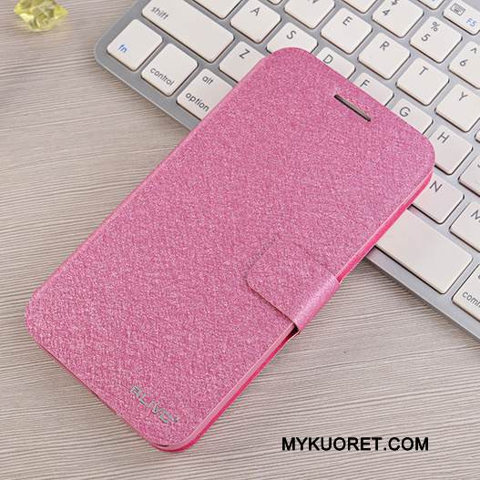 Kuori Huawei Ascend G7 Nahka Puhelimen Kuoret Vaaleansininen, Kotelo Huawei Ascend G7 Suojaus