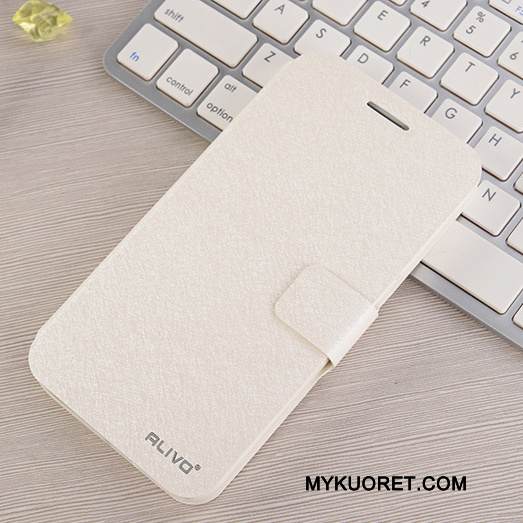 Kuori Huawei Ascend G7 Nahka Puhelimen Kuoret Vaaleansininen, Kotelo Huawei Ascend G7 Suojaus