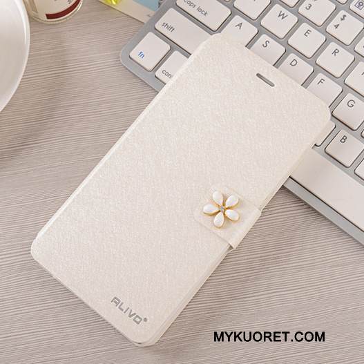 Kuori Huawei Ascend G7 Nahka Puhelimen Kuoret Vaaleansininen, Kotelo Huawei Ascend G7 Suojaus