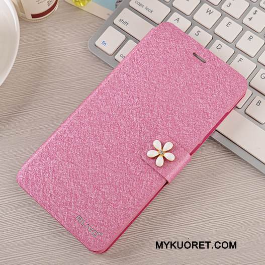 Kuori Huawei Ascend G7 Nahka Puhelimen Kuoret Vaaleansininen, Kotelo Huawei Ascend G7 Suojaus