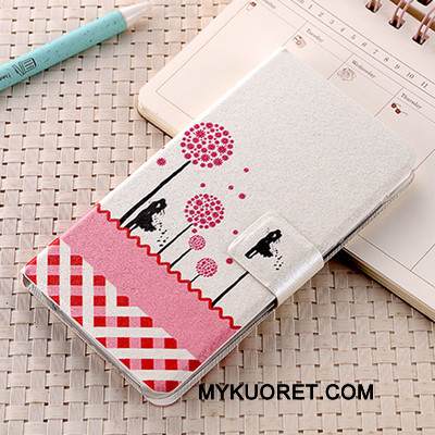 Kuori Huawei Ascend G7 Nahka Vaaleansininen Yksinkertainen, Kotelo Huawei Ascend G7 Suojaus