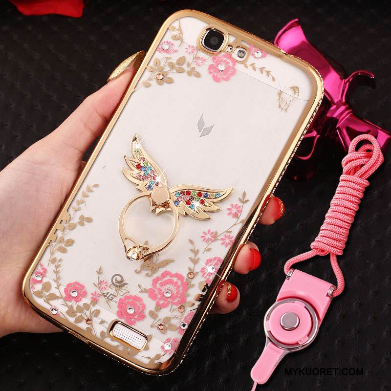 Kuori Huawei Ascend G7 Pehmeä Neste Jauhe Trendi, Kotelo Huawei Ascend G7 Silikoni Ripustettavat Koristeet Puhelimen Kuoret