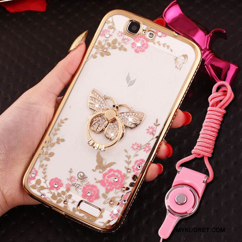 Kuori Huawei Ascend G7 Pehmeä Neste Jauhe Trendi, Kotelo Huawei Ascend G7 Silikoni Ripustettavat Koristeet Puhelimen Kuoret